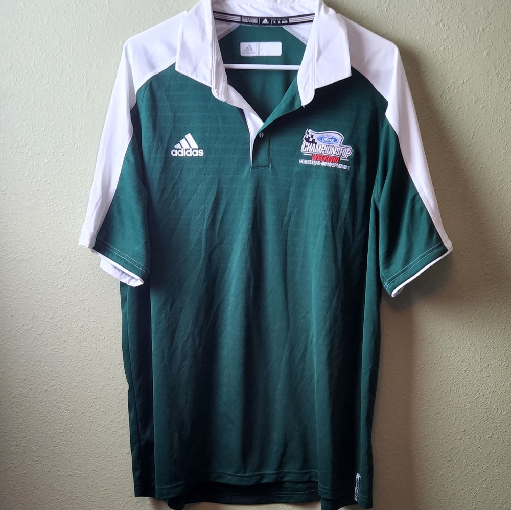 Adidas Climalite Homestead Miami Speedway Polo